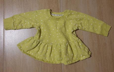 Mikina dievčenská zelenožltá next, next,68