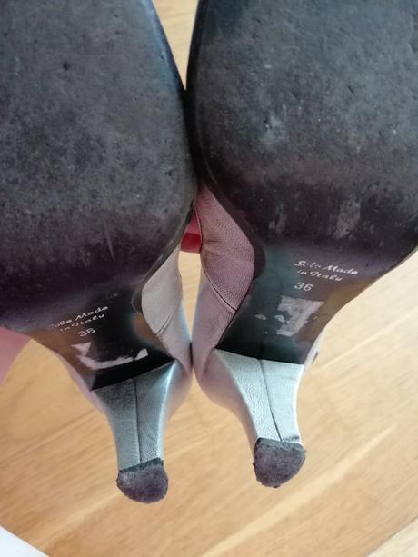 Sivé lodičky, baťa,36