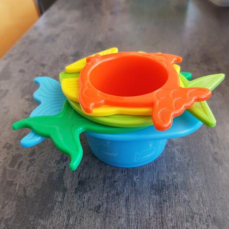 Skladačka, veža rybky, 