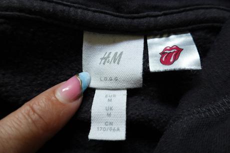 Mikina h&m rolling stones, h&m,m