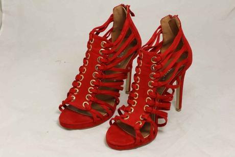 Červené sandálky, 39