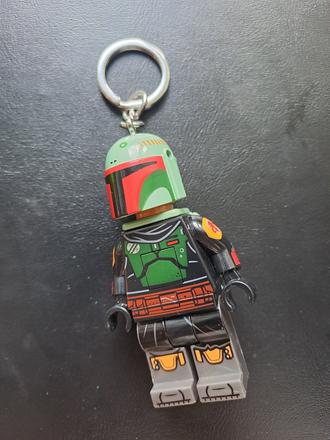 Mandalorian - svietiaca kľúčenka lego,