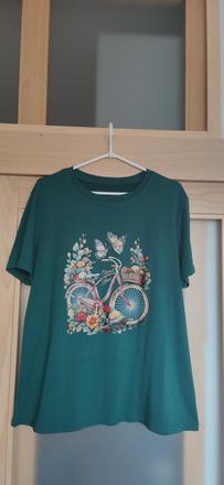 Dámske tričko s potlačou, veľ. 42, xl