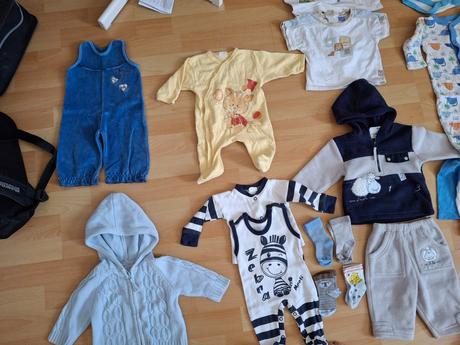 Veľký balík oblečenia chlapec, 50–62