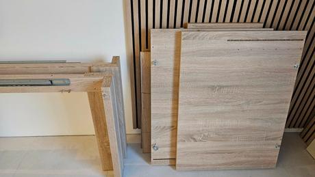 Rozťahovací/rozkladací stôl do jedálne, dub sonoma, 