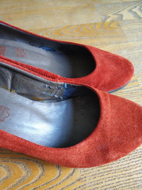 Kožené balerínky, 36