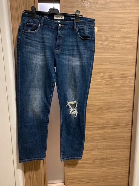 Luxusne dl1961 značkové skinny boyfriend džínsy 31, xl