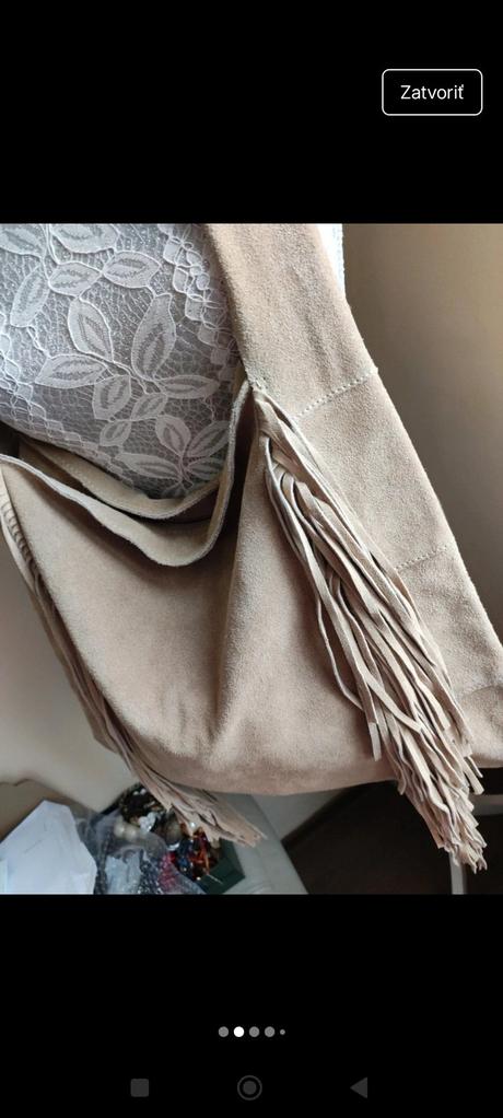 Dámska kabelka kožená, 