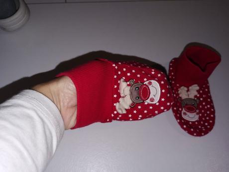 Chutné vianočné papučky sobík 12-18 m., 