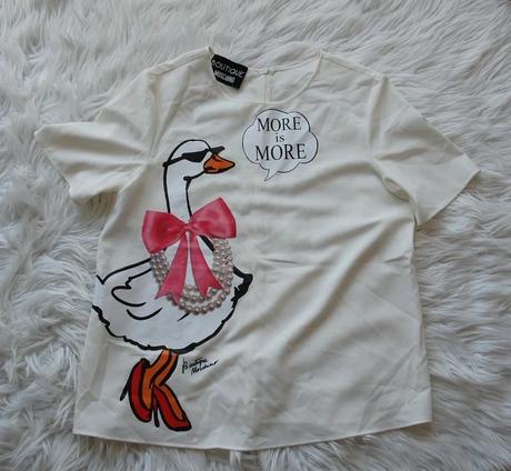 Luxusný top/blúzka boutique moschino, moschino,m