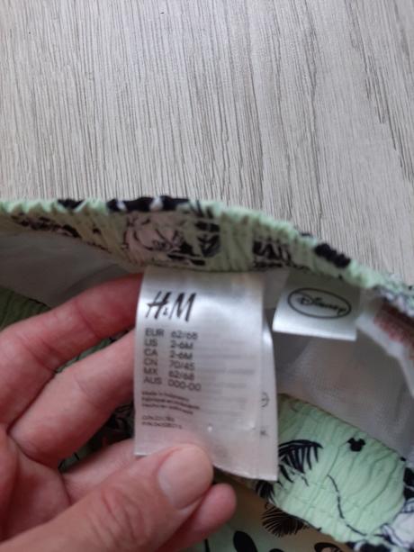 Zelene plavky pre chlapca s mickey mousom, h&m,62