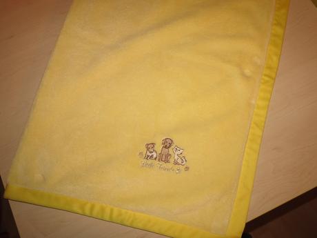 Žltá teplá deka 96x73 cm, 