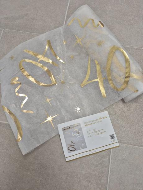 Balíček dekorácie k narodeninám 40 rokov,