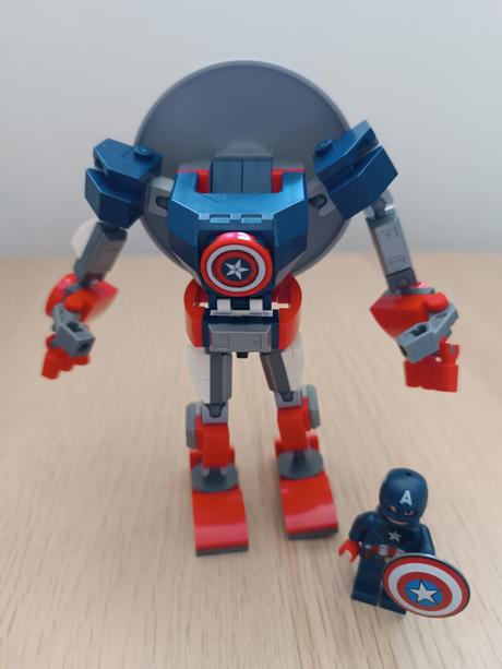 Lego marvel 76168  mech captain america, 