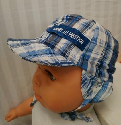 Čiapka na viazanie so šiltom prestige, 68-74 cm, 68