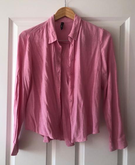 Ružová košeľa s/36, s