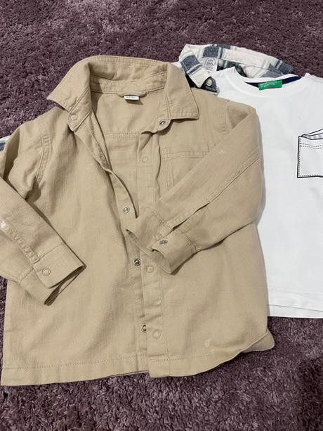 Košele a tričko komlet, 104–116