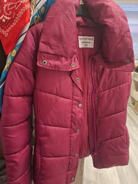 Krásna zimná bunda s vyšším limcom, terranova,xs