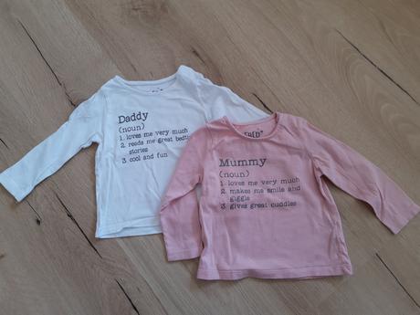 Tričká mummy daddy, f&f,74