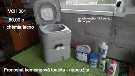 Prenosná kempingová toaleta vch 001, 