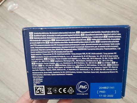 Elektrická zubná kefka oral-b vitality 100 sensi, 