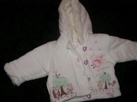 Teplučký kabátik pre dievčatko, cherokee,74