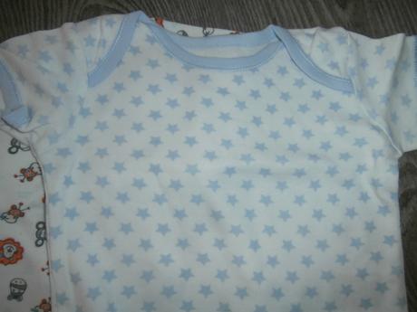 Balík 3ks body s krátkym rukávom, 68–80