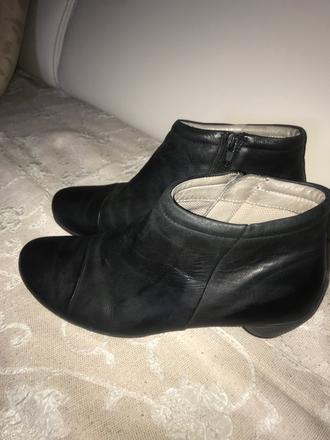 Kozene kotnikove topanky ecco, ecco,38