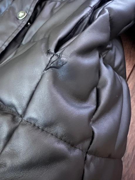 Koženková zimná bunda 128, reserved,128