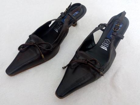 Hnedé topánky - lodičky, 39