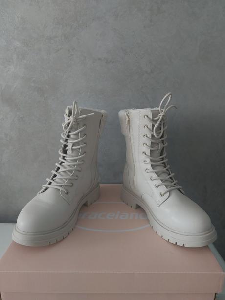 Dievčenské zimné teplé čižmy, deichmann,33