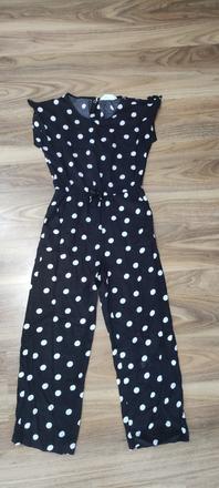 Bodkovany overal, h&m,140