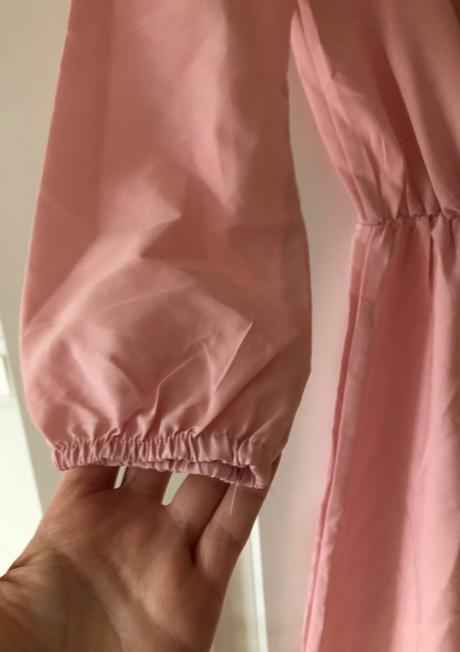 Ružové šaty s mašľou xxs/xs, 34