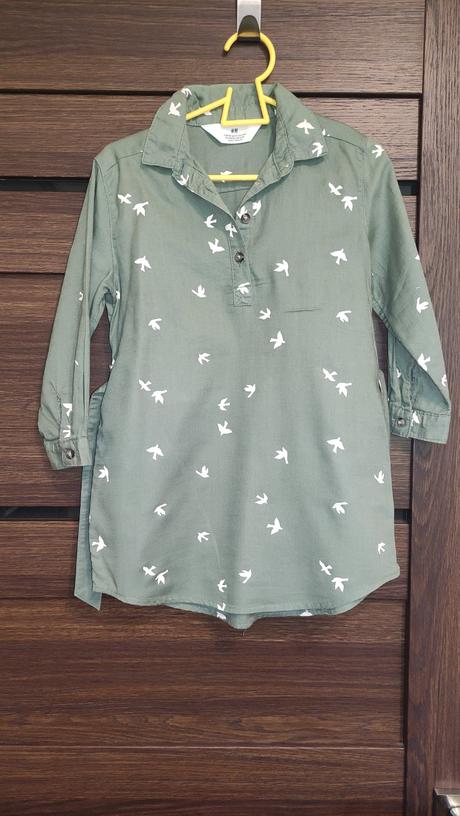 Dievčenská blúzka + legíny, h&m,98