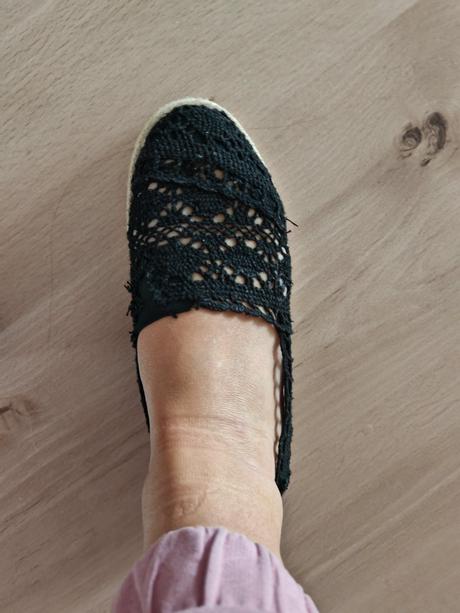 Háčkované espadrilky 38, 38