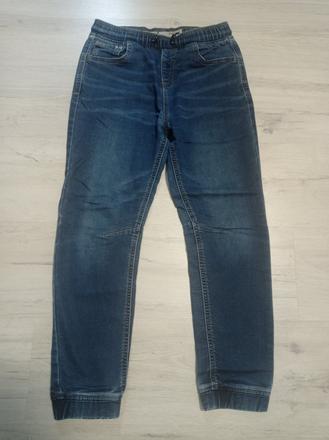 Mäkké elastické rifle v top stave, denim co,152