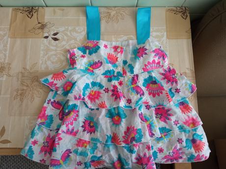 Letná kvetovana volanova tunika tielko, debenhams,134