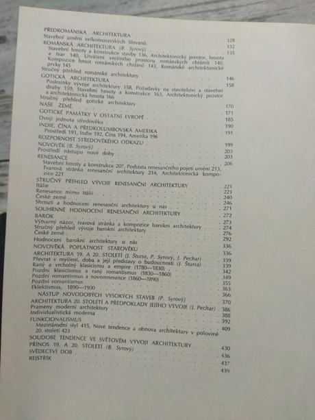 Architektura, svědectví dob -,