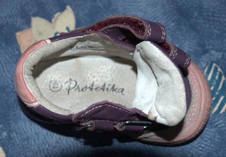 Kožené topánočky na suchý zips, protetika,19