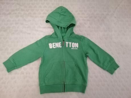 Mikina na zips, benetton,80