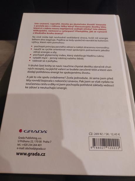 Kniha zdravou stravou proti únave, 