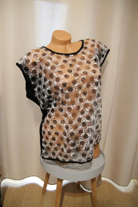 Čierno biely top betty barclay, xl, xl