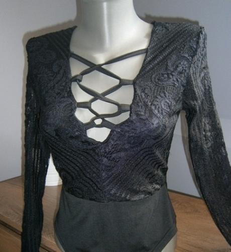 Dámske elegantné body s krajkou xs/s, s / xs