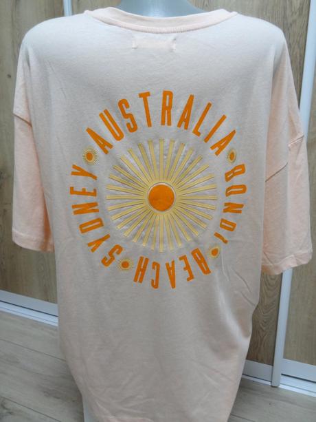 Dámske oranžové tričko, reserved,xl