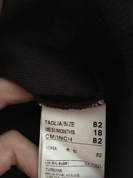 Fialova mikina zn.benetton, benetton,86