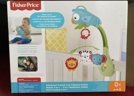 Kolotoc nad postielku 3v1  fisher price, 