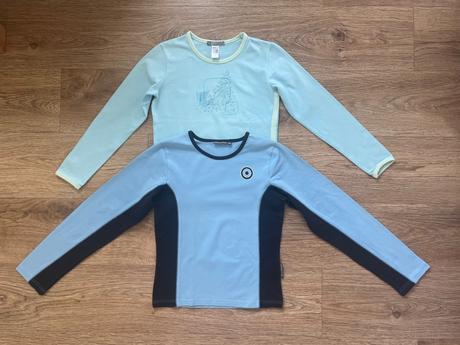 2 x športové tričko, decathlon,140