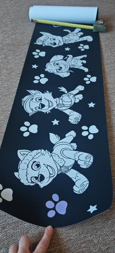 Plagát paw patrol škrabací,