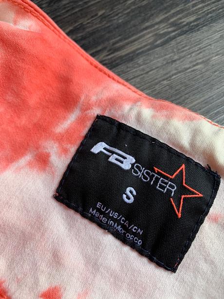 Batikovana oranžova latková bundička bunda na zips, new yorker,s