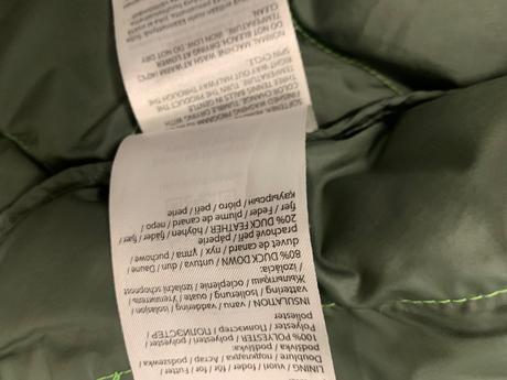 Reima fossila prechodná prešívaná perová bunda 140, reima,140